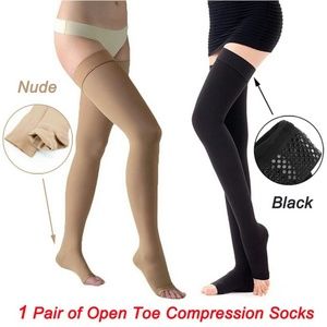 Women's Sexy Stocking Sheer Lace Top Thigh High St